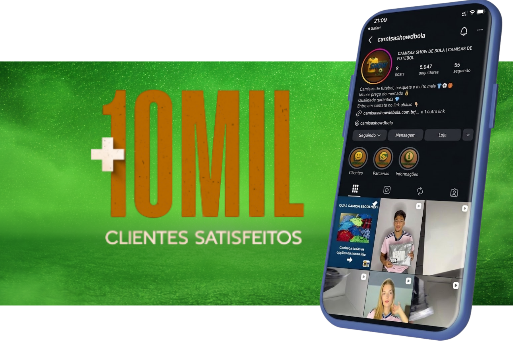 Clientes satisfeitos